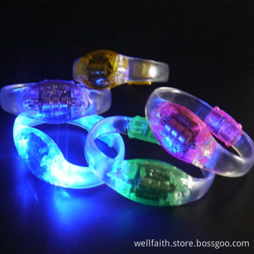 Motion custom LED sound activated bracelets for business promotion gifts